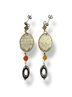 Ohrringe Mandile 1922 Dame Cammei  in Silber Conchiglia 2MORCM12